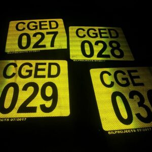 Fleet Number Stickers